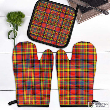 Hepburn Ancient Tartan Combo Oven Mitt & Pot-Holder Combo 1 Oven Mitt & 1 Pot-Holder Black - Tartan Vibes Clothing