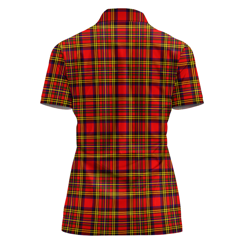 Tartan Vibes Clothing Hepburn Modern Tartan Polo Shirt For Women