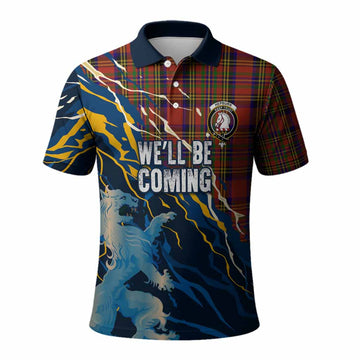 Hepburn Scotland Tartan Polo Shirt WC2026 Football - We'll Be Coming
