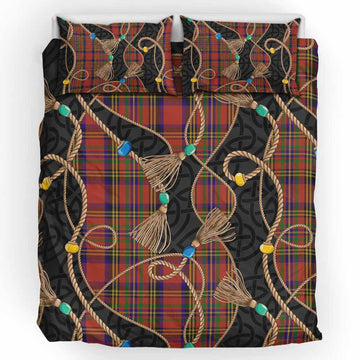 Hepburn Scottish Tartan Twisted Ropes Stylized Bedding Set UK Bedding Set UK King 91*87 inch - Tartan Vibes Clothing