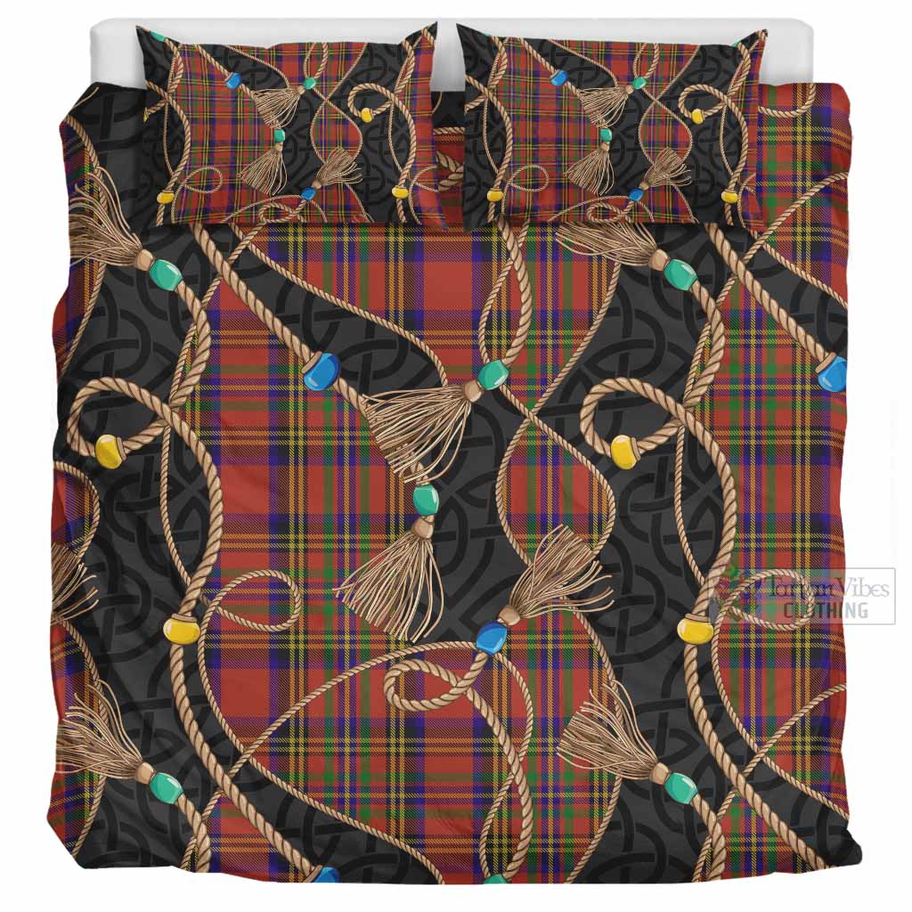 Hepburn Scottish Tartan Twisted Ropes Stylized Bedding Set UK Bedding Set UK Super King 104*94 inch - Tartan Vibes Clothing