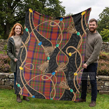 Hepburn Scottish Tartan Twisted Ropes Stylized Blanket - Tartan Vibes Clothing