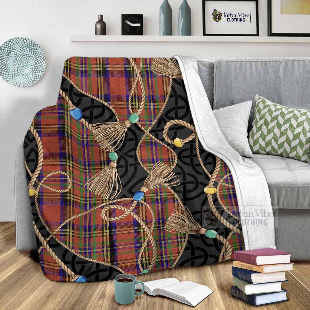 Hepburn Scottish Tartan Twisted Ropes Stylized Blanket - Tartan Vibes Clothing