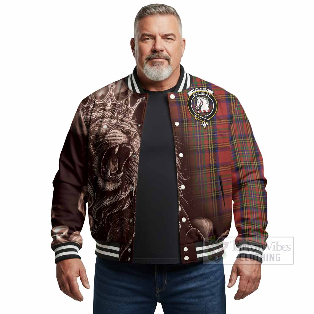 Hepburn Tartan Baseball Jacket Roaring Lion Heritage