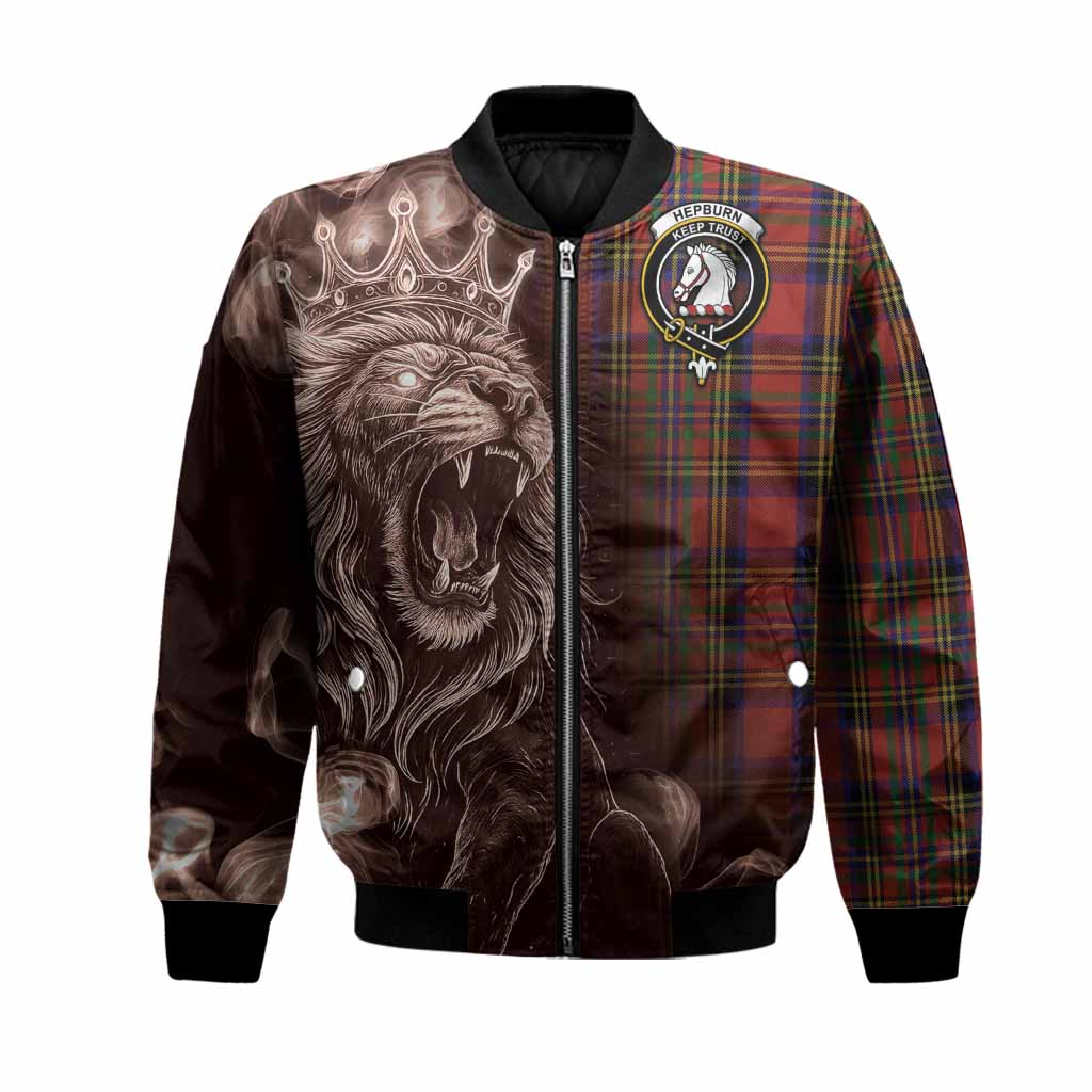 Hepburn Tartan Bomber Jacket Roaring Lion Heritage