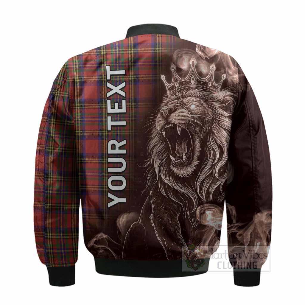 Hepburn Tartan Bomber Jacket Roaring Lion Heritage