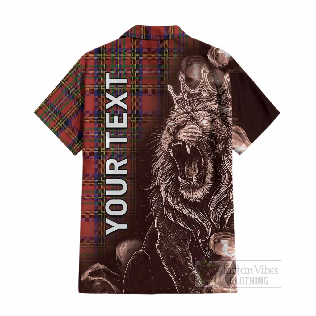 Hepburn Tartan Cotton Hawaiian Shirt Roaring Lion Heritage