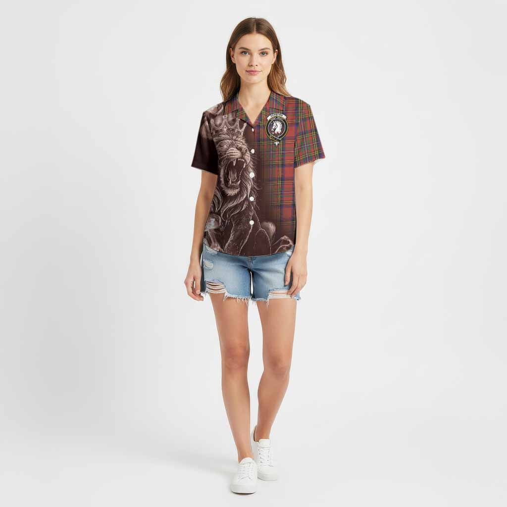 Hepburn Tartan Cotton Hawaiian Shirt Roaring Lion Heritage