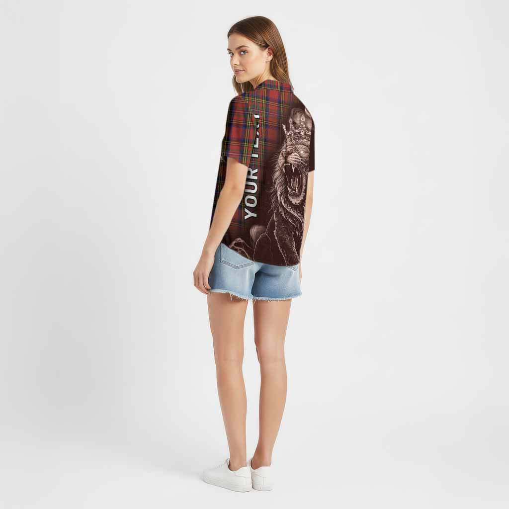 Hepburn Tartan Cotton Hawaiian Shirt Roaring Lion Heritage
