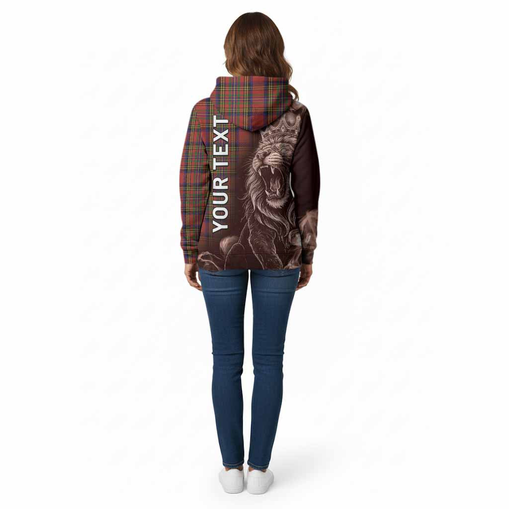 Hepburn Tartan Cotton Hoodie Roaring Lion Heritage
