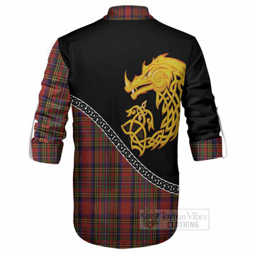 Hepburn Tartan Crest Ghillie Shirt Legendary Dragon Knot Half Style