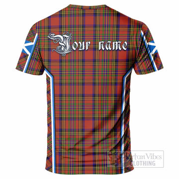 Hepburn Tartan Crest T-shirt Scotland Coat of Arm Flag Style - Tartan Vibes Clothing