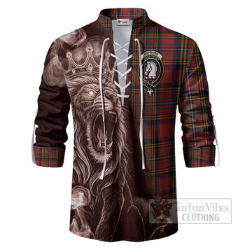 Hepburn Tartan Ghillie Shirt Roaring Lion Heritage