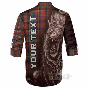 Hepburn Tartan Ghillie Shirt Roaring Lion Heritage