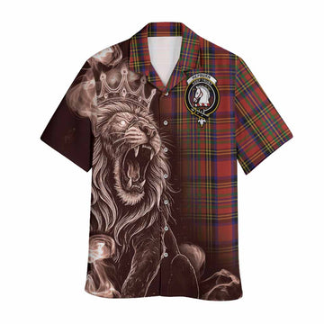 Hepburn Tartan Hawaiian Shirt Roaring Lion Heritage