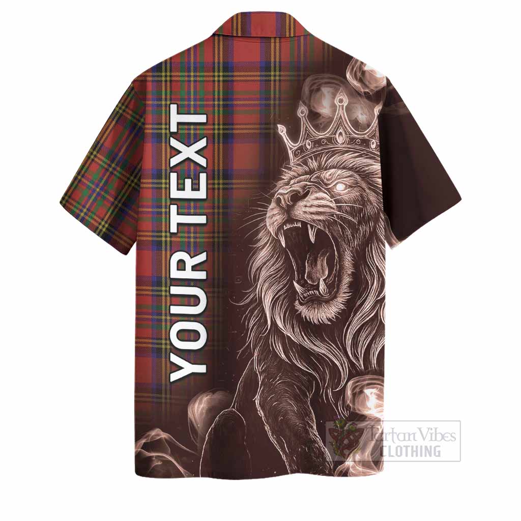 Hepburn Tartan Hawaiian Shirt Roaring Lion Heritage