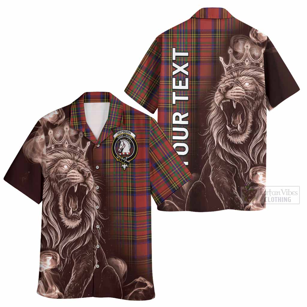 Hepburn Tartan Hawaiian Shirt Roaring Lion Heritage