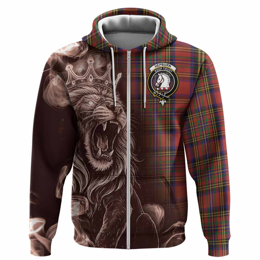 Hepburn Tartan Hoodie Roaring Lion Heritage