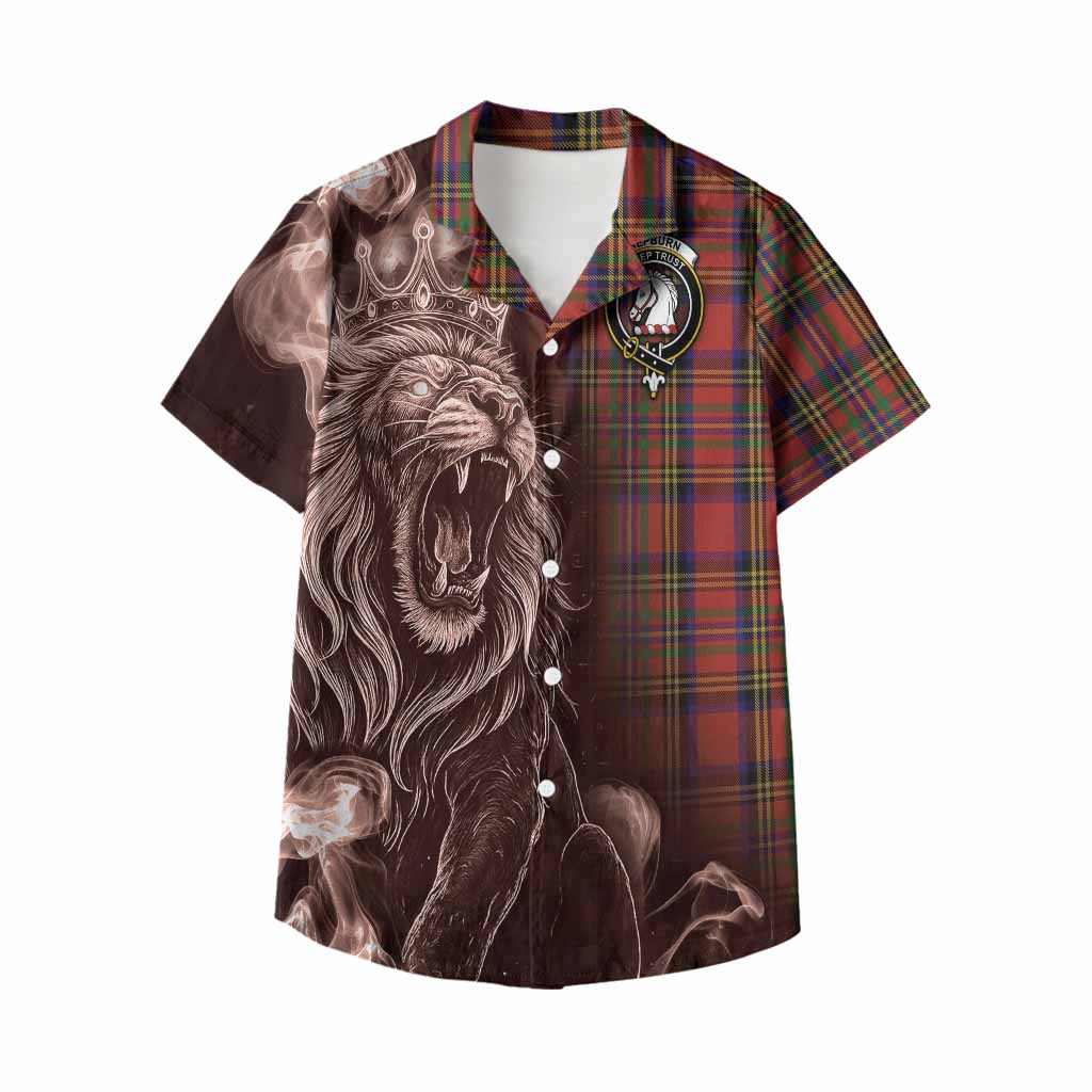 Hepburn Tartan Kid Hawaiian Shirt Roaring Lion Heritage