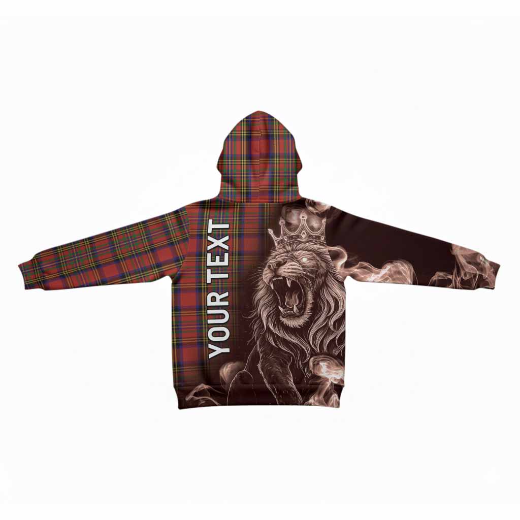 Hepburn Tartan Kid Hoodie Roaring Lion Heritage