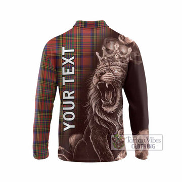Hepburn Tartan Long Sleeve Polo Shirt Roaring Lion Heritage