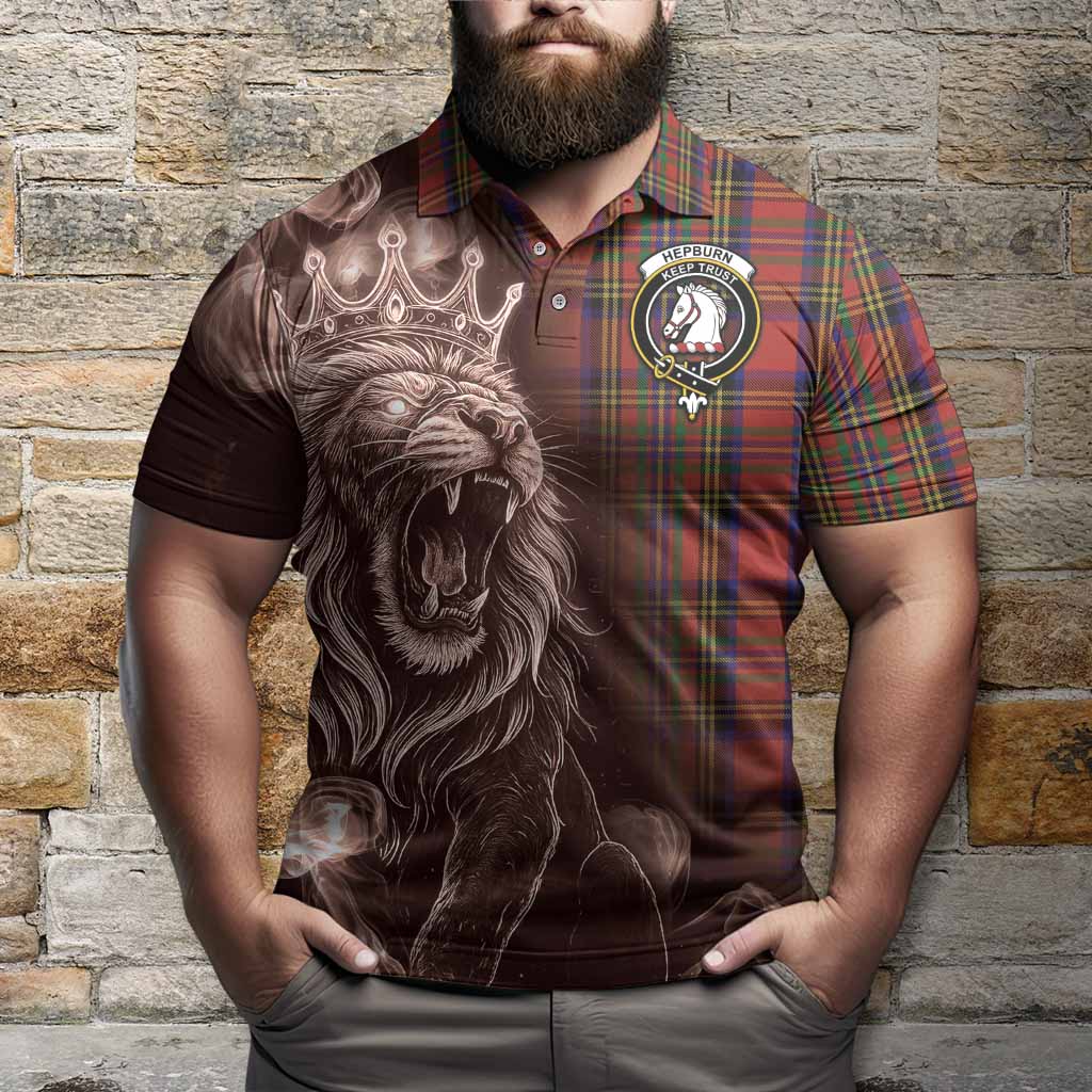 Hepburn Tartan Polo Shirt Roaring Lion Heritage