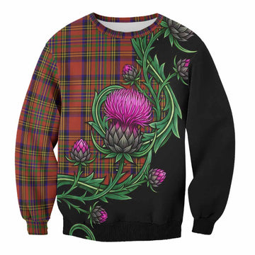 Hepburn Tartan Sweatshirt Resilient Scottish Thistle Unisex - Tartan Vibes Clothing