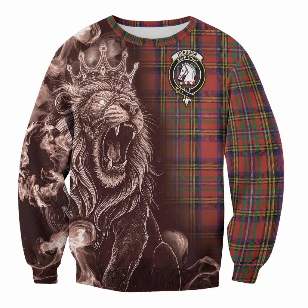 Hepburn Tartan Sweatshirt Roaring Lion Heritage