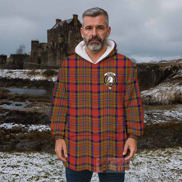 Hepburn Tartan Wearable Blanket with Family Crest - Tartan Vibes Clothing