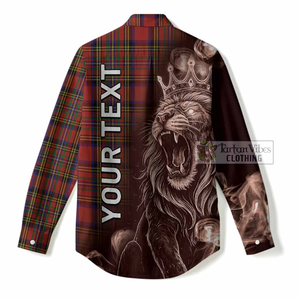 Hepburn Tartan Women Casual Shirt Roaring Lion Heritage