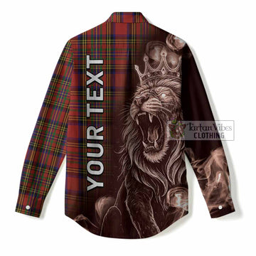 Hepburn Tartan Women Casual Shirt Roaring Lion Heritage
