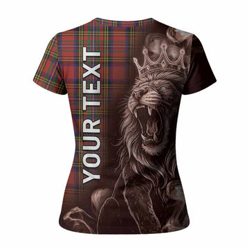 Hepburn Tartan Women T shirt Roaring Lion Heritage