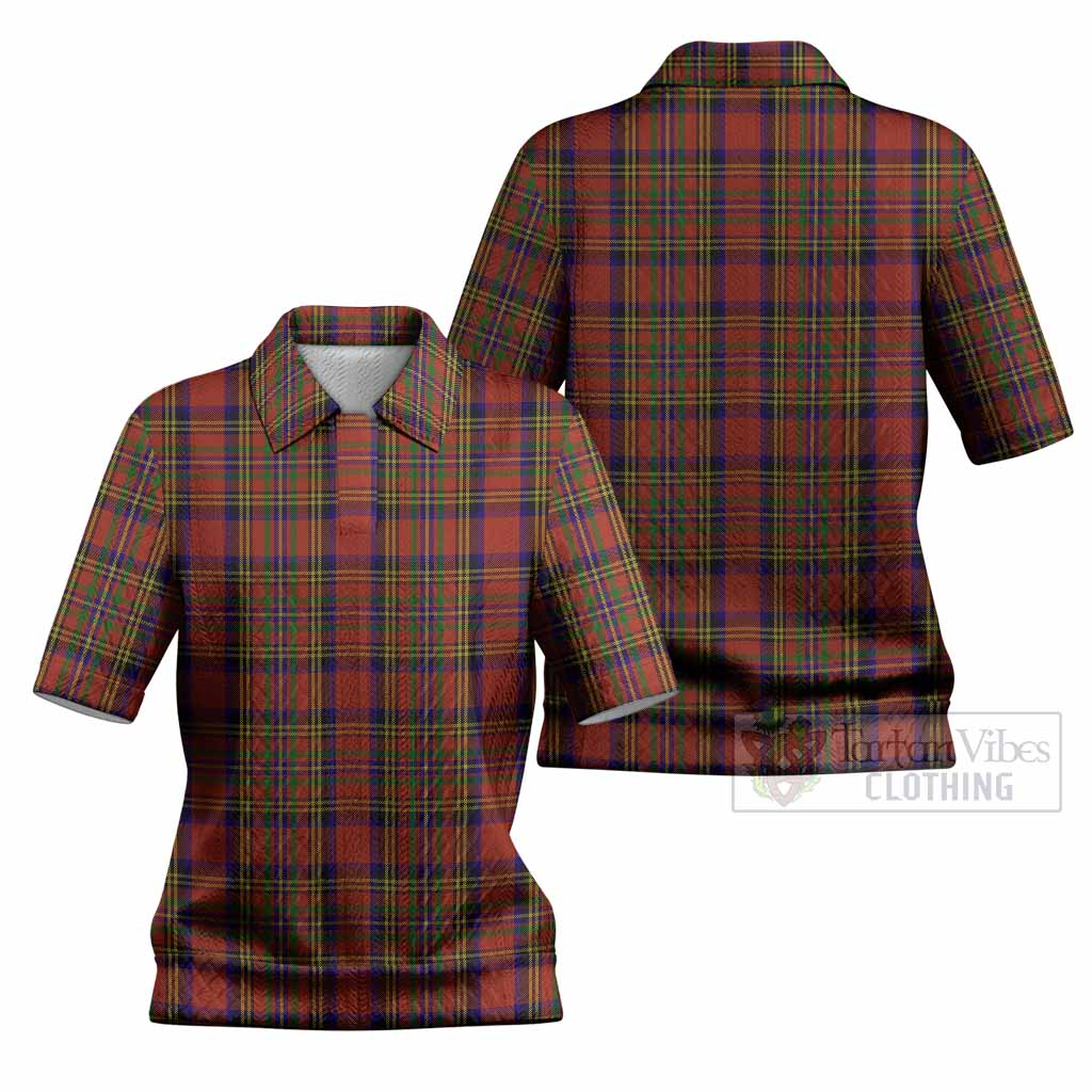 Hepburn Tartan Women’s Polo Sweater Top
