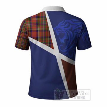 Hepburn The Scottish Football Crest Polo Shirt Lion-Tartan Army