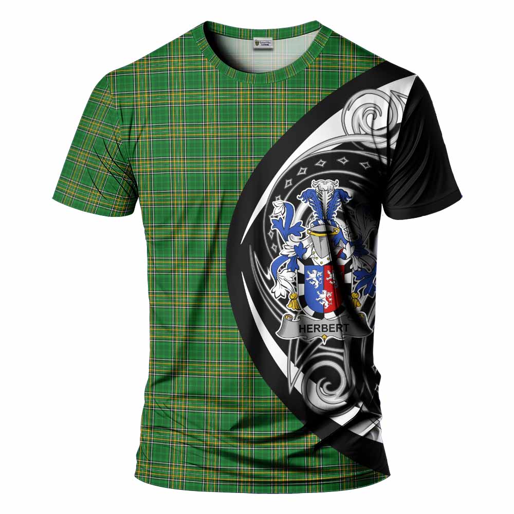 Tartan Vibes Clothing Herbert Irish Clan T-Shirt Celtic Circle Style
