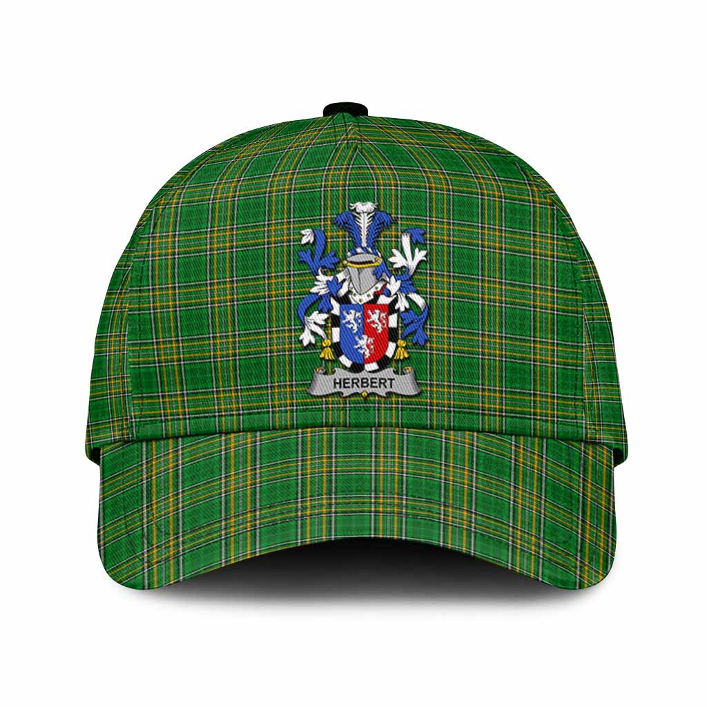 Herbert Irish Clan Tartan Classic Cap with Coat of Arms