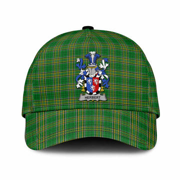 Herbert Irish Clan Tartan Classic Cap with Coat of Arms