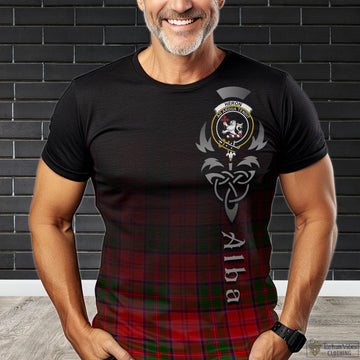 Heron Tartan T-Shirt Featuring Alba Gu Brath Family Crest Celtic Inspired Kid's Shirt - Tartan Vibes Clothing