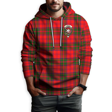 Heron Tartan Hoodie with Family Crest Zip Hoodie - Tartan Vibes Clothing