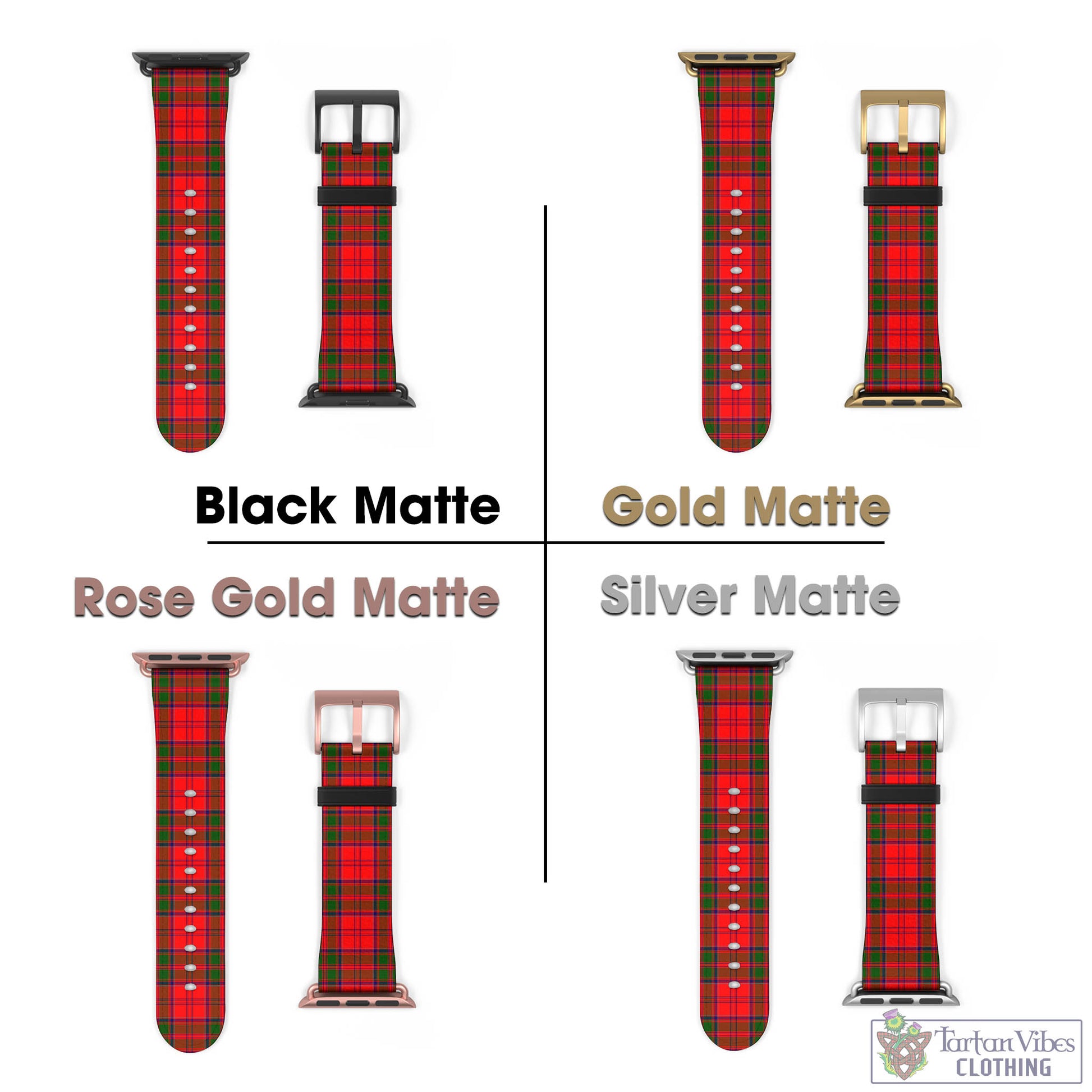 Heron Tartan Watch Band 42 - 45 mm - Tartan Vibes Clothing