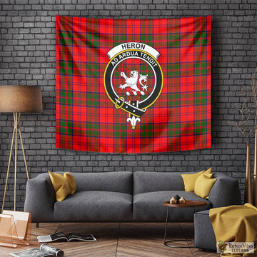 Heron Tartan Tapestry Wall Hanging and Home Decor for Room with Family Crest Tapestry - Tartan Vibes Clothing