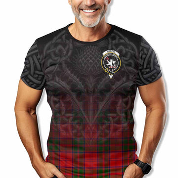 Heron Tartan T-Shirt with Family Crest Celtic Thistle Vibes Kid's Shirt - Tartan Vibes Clothing