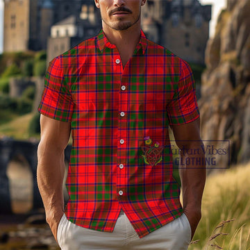Heron Tartan Cotton Hawaiian Shirt Kid - Tartan Vibes Clothing