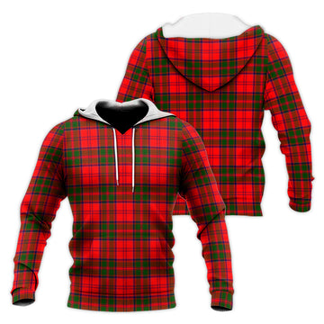 Heron Tartan Knitted Hoodie Unisex - Tartan Vibes Clothing