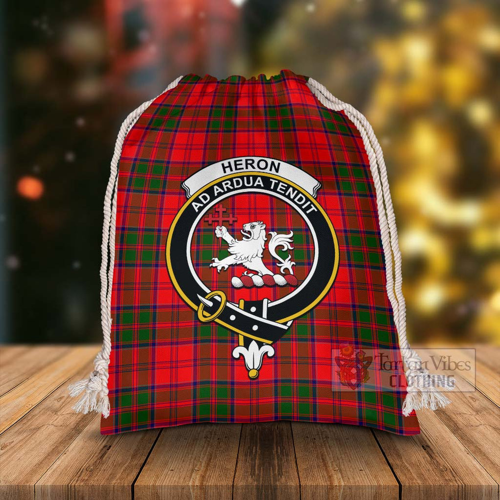 Heron Tartan Christmas Santa's Bag with Family Crest - Tartan Vibes Clothing
