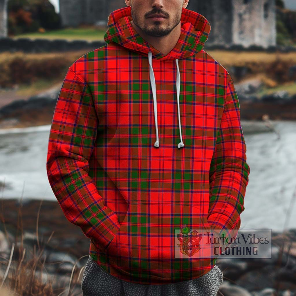 Heron Tartan Cotton Hoodie Zip Hoodie - Tartan Vibes Clothing