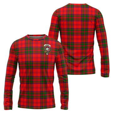 Heron Tartan Long Sleeve T-Shirt with Family Crest Unisex - Tartan Vibes Clothing