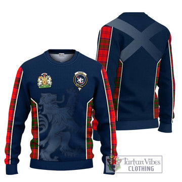 Heron Tartan Ugly Sweater with Family Crest and Lion Rampant Vibes Sport Style Unisex - Tartan Vibes Clothing