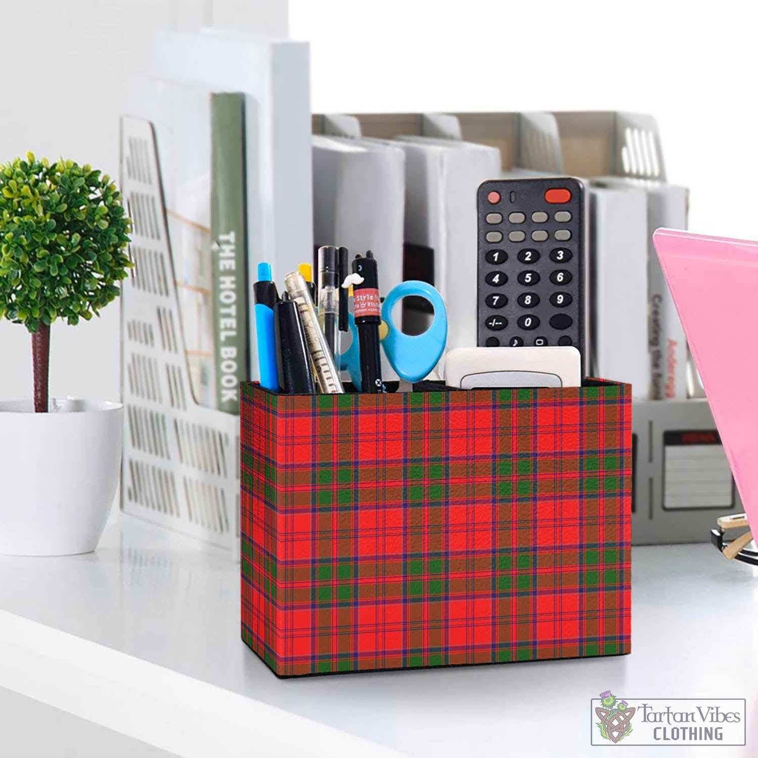 Heron Tartan Pen Holder One Size 5.9"(L)*2.7"(W)*4.3"(H) - Tartan Vibes Clothing