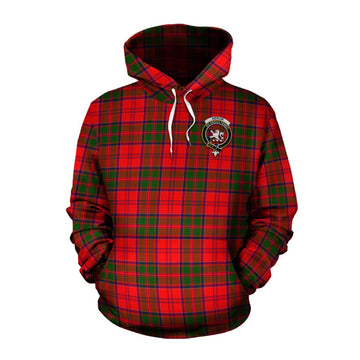 Heron Tartan Cotton Hoodie with Family Crest Celtic Skull Style Pullover Hoodie XS - Tartan Vibes Clothing